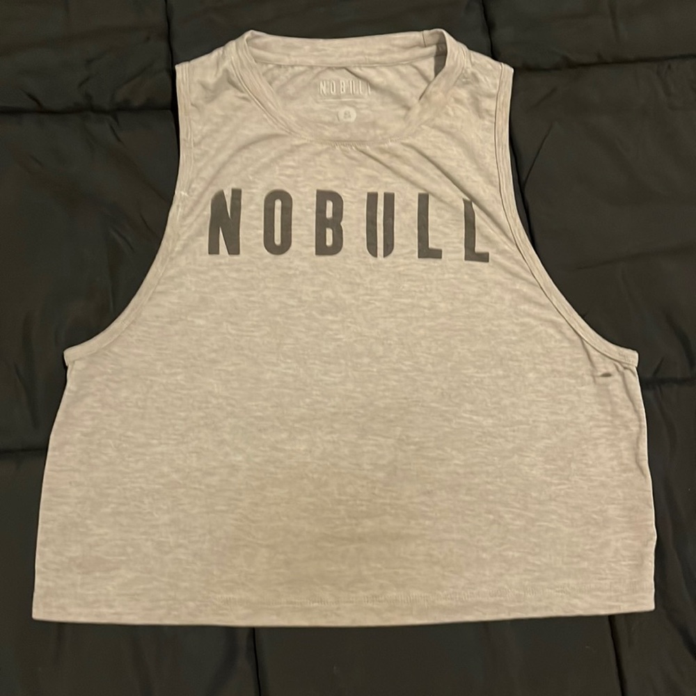 Grey Nobull crop top